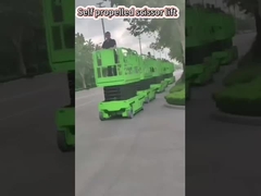 رف مقص ذاتية الدفع 6m-14m منصة رفع متنقلة