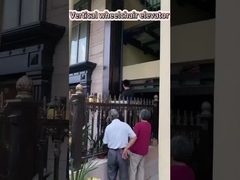 250 كجم 4m خارجية كرسي متحرك منصة رفع سكني رفع عمودي