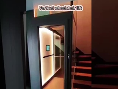 مصعد منصة هيدروليكي عمودي آمن بطول 1 متر للمعاقين صعودا وهبوطا على السلالم