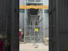 طاولة رفع هيدروليكي عمودي ثابت 3m 2000kg منصة رفع مقص ثابت