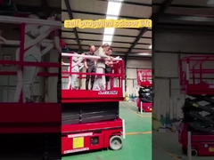 مقاس ذاتية الدفع 12m 14m مقص رفع بطارية مقص رفع 10m ارتفاع العمل