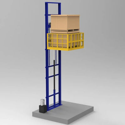 شراء أزرق 500 كجم منصة رفع البضائع الهيدروليكية للداخل والخارج online manufacture