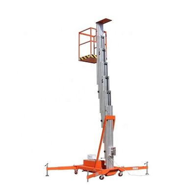 شراء منصات العمل الجوية من سبيكة الألومنيوم ذات الصمام الواحد 6m-16m عمودي online manufacture