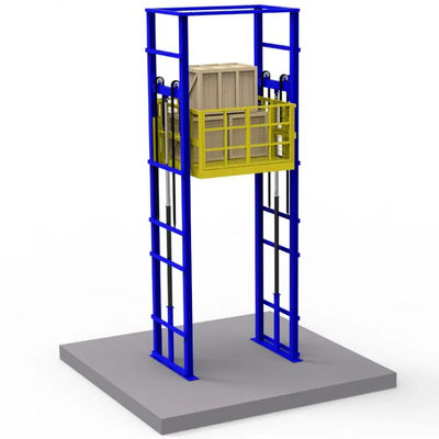 شراء 2000kg-6000kg الارتفاع الرأسي للمخزن السلع الهيدروليكي أربعة أعمدة رف الشحن online manufacture