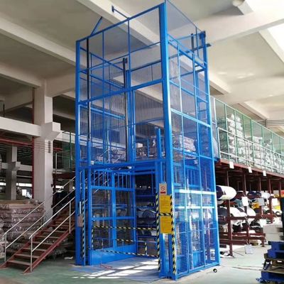 شراء 3m-9m رفع قفص هيدروليكي كامل القفص عمودي رف الشحن مستودع رف الشحن online manufacture
