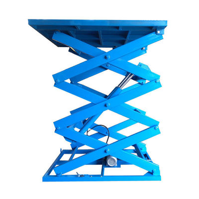 شراء 4m رفع مقص ثابت 1000kg طاولة رفع مقص مزدوجة كهربائية online manufacture