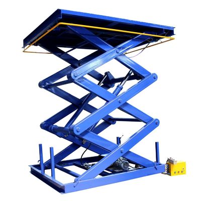 شراء ارتفاع 4m 2000kg هيدروليك مقص رفع الطاولة الصناعية مقص مزدوج رفع online manufacture