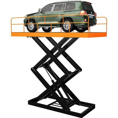 شراء 5000kg الهيدروليكية المقص الكهربائي طاولة رفع السيارة للوقوف online manufacture
