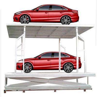 شراء اثنين سيارة مرآب مقص رفع محرك هيدروليكي سيارة منصة رفع online manufacture