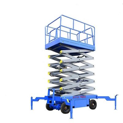شراء منصة رفع مقص متنقلة 8m 2000Kg منصة رفع هيدروليكية متنقلة online manufacture
