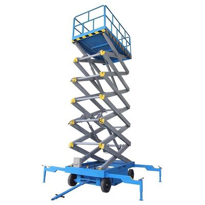شراء رفع مقص للخارج 18 متر 300 كيلوغرام حمولة خفيفة الوزن online manufacture