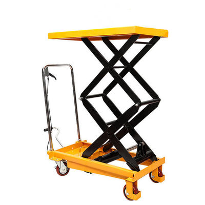 شراء النقل 1.5m مقص رفع طاولة عربة 350kgs مقص مزدوج رفع طاولة online manufacture