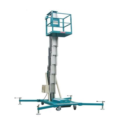 شراء 120kg قوة منصة العمل المرتفعة 12m الرفع العمودي الصاعق online manufacture