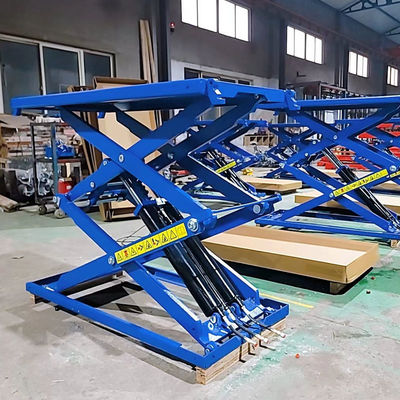 شراء رفع مقص صناعي ثابت هيدروليكي 2.5m 2 طن رفع مقص ثابت online manufacture
