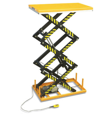شراء طاولة رفع هيدروليكي عمودي ثابت 3m 2000kg منصة رفع مقص ثابت online manufacture