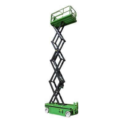 شراء منصات الوصول ذاتية الدفع 12m 320KG منصة رفع مقص محمولة online manufacture