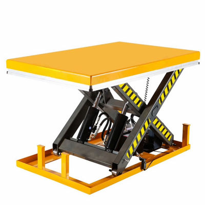 شراء 4000kg سعة ثابتة هيدروليكية مقص رفع عمودي طاولة رفع صغيرة online manufacture
