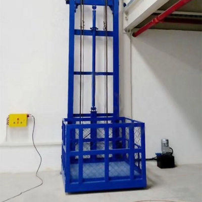 شراء 5m 1000kg هيدروليك جدار مثبت سهل رفع شحن رفع البضائع المصعد online manufacture