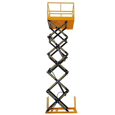 شراء 1T - 4T الهيدروليكية الكهربائية الثابتة مقص الشحن رفع الطاولة 1m - 4m مقص رفع online manufacture