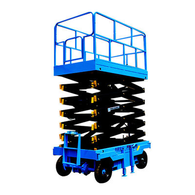 شراء 4 -10m 500kg منصة رفع مقص متنقل طاولات رفع نوع مقص كهربائي online manufacture