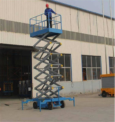شراء الرفعات الكهربائية 500kg 6m 8m 10m منصة عمل هيدروليكية جوية online manufacture