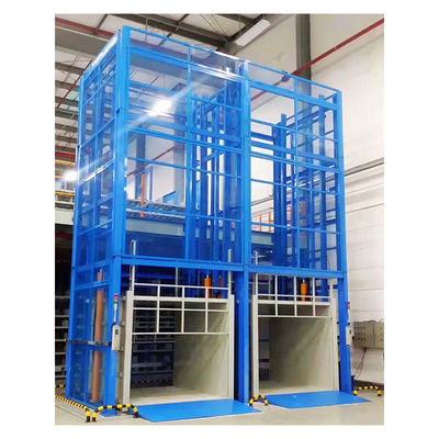 شراء مصعد شحن مغلق بالكامل 3m 5m 7m 9m مصعد شحن هيدروليكي للمستودع online manufacture