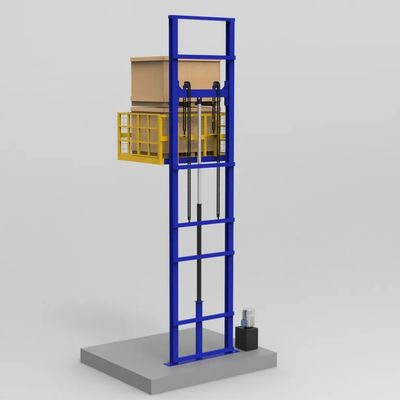 شراء رفع الشحن الوزن الثقيل 1 طن 3 - 10m رف هيدروليكي واحد السكك الحديدية online manufacture