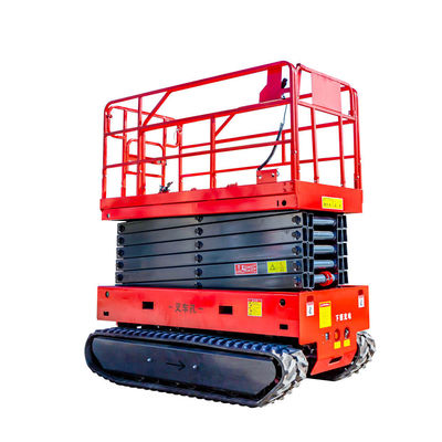 شراء رفع مقص متحرك 200kg 320kg 450kg منصة رفع الكهربائية الزاحفة online manufacture