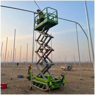شراء الرفع الكهربائي بالقص 8m 10m 450kg الرفع الهيدروليكي المحمول online manufacture