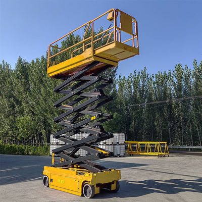 شراء 14m 16m 230kg العمل الجوي مقص متحرك طاولات رفع الرفع المنصة المتنقلة online manufacture