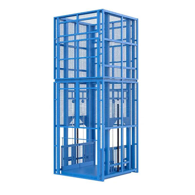 شراء 3 طن 3 - 9m مستودع قفص شحن منصة رفع شحن مصعد شحن online manufacture