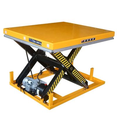 شراء 1 - 4 طن مائدة رفع مقص هيدروليكية منصة رفع مقص كهربائية صغيرة online manufacture