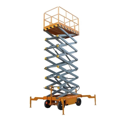 شراء 6m 500kg منصة رفع مقص هيدروليكية متنقلة منصة رفع جوي online manufacture