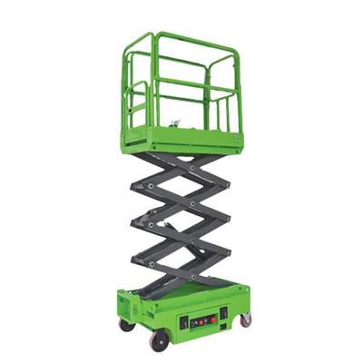 شراء Mini Hydraulic Full Electric Scissor Work Platform Self Propelled Scissor Lift تصنيع عبر الإنترنت