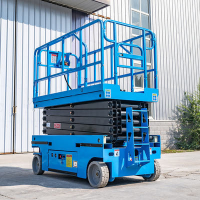 شراء High Altitude Work Platform Fully Automatic Electric Scissor Lift Platform تصنيع عبر الإنترنت