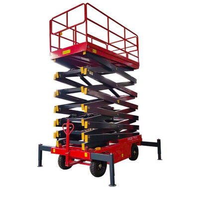 1.8m إلى 18m رفع مقص متنقل 500kg رفع مقص كهربائي محمول