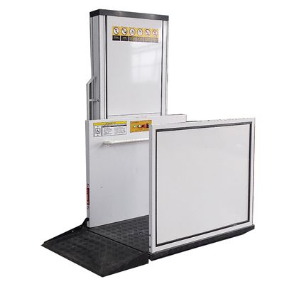 شقة خارجية مصعد منصة عمودية 3.5m المعاقين مصاعد منصة عمودية