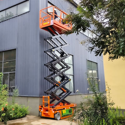 6m 8m 10m 12m منصة رفع مقص هيدروليكية ذاتية الحركة كهربائية