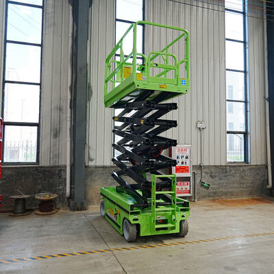 Self Propelled Hydraulic Scissor Lift 6 14m 230kg For Construction
