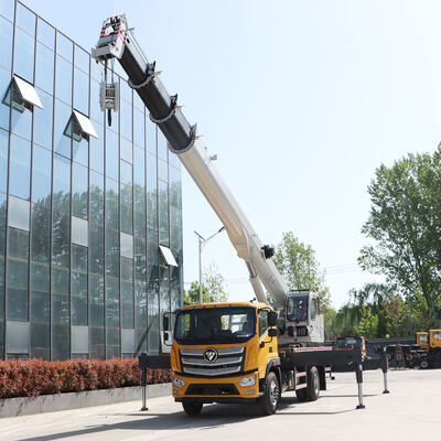 شاحنة ذراع مستقيمة رافعة مثبتة 10m بوم رافعات رفع هيدروليكية