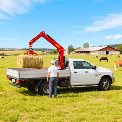 5 طن و 6 طن رافعة طوق قابلة للطي شاحنات رافعة هيدروليكية صغيرة